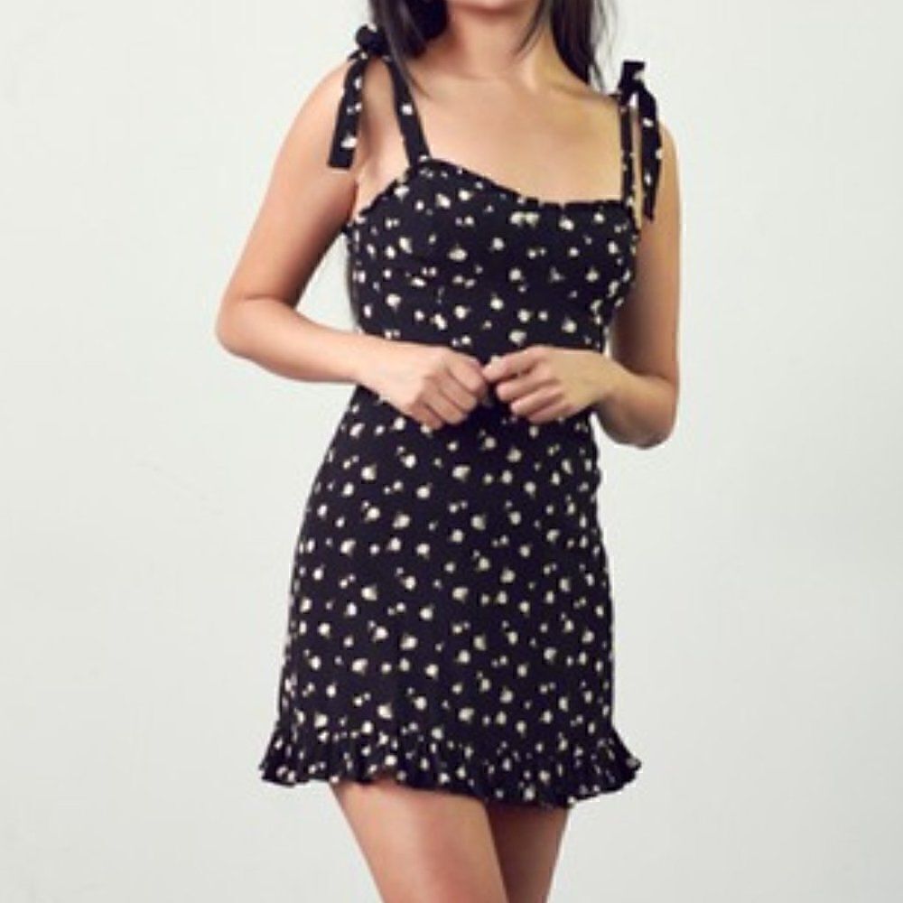 Audrey 3+1 Black Bustier Dress in "Sweetie" Size Medium